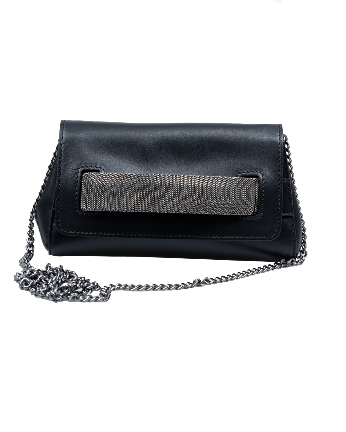 shop ORCIANI  Borsa: Orciani borsa "Gossip" in pelle liscia.
Tracolla a catena removibile.
Portacarte interno.
Laccio impreziosito in monile.
Dimensioni: Larghezza 19 cm, Altezza 10 cm, Profondità 6 cm.
Composizione: 100% pelle di vitello.
Made in Italy.. B02169 CHC-NER number 7101277